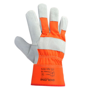 Рабочие перчатки DOLONI 4573 трикотажные комбинированные манжет крага, размер 10